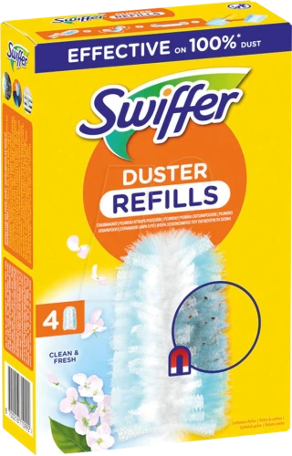 SWIFFER Duster Clean & Fresh Wkłady wymienne do miotełki do kurzu 4 szt.