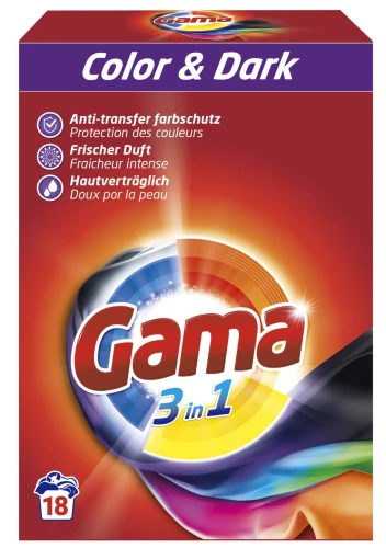 VIZIR   GAMA Proszek do prania Color 18P 1,08kg  DE