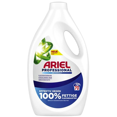 ARIEL Professional Universal+ Żel do prania 3,15 l (70 prań) – niemiecki żel uniwersalny, skuteczny na tłuste plamy