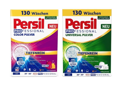 PERSIL Proszek 130P Kolor + Uniwersalny 7,15 kg DE – Zestaw XXL z Niemiec do prania kolorowego i białego