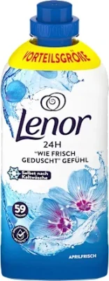 LENOR Płyn do płukania 1,239 l 59 prań Aprilfrische – niemiecki płyn do płukania