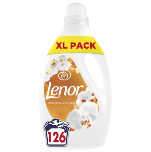 LENOR Ambre & Orchidée skoncentrowany płyn do płukania tkanin Bursztyn i Orchidea 2646ml XL Pack (126 prań)