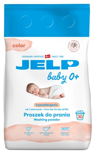 JELP 0+ Hipoalergiczny proszek do prania 2,25kg Kolor 30P   DM   /5