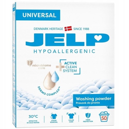 JELP 0+ Hipoalergiczny Proszek 3kg Uniwersal 50P DM