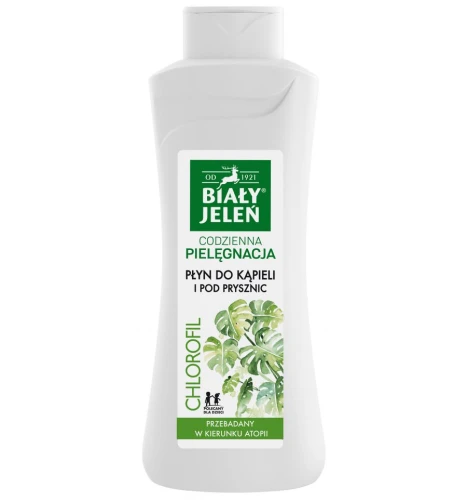 BIAŁY JELEN  Płyn do kąpieli i pod prysznic Chlorofil Codzienna Pielęgnacja 750ml