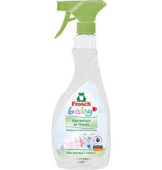 FROSCH Baby Hipoalergiczny Odplamiacz w Sprayu do Ubranek Dziecięcych z Cytrynianem 500ml - Sklep i hurtownia FHGerman
