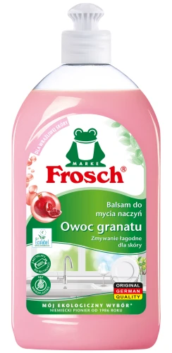 FROSCH Ekologiczny Balsam do Mycia Naczyń Owoc Granatu Skutecznie Usuwa Tłuszcz 500ml