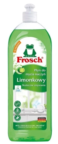 FROSCH Ekologiczny Płyn do Mycia Naczyń Limonkowy Skuteczne Zmywanie 750ml