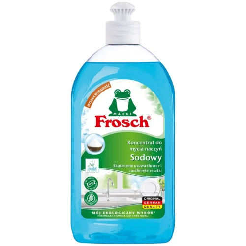FROSCH Ekologiczny Koncentrat do Mycia Naczyń Sodowy Skutecznie Usuwa Tłuszcz 500ml