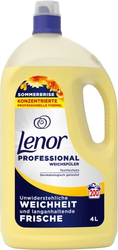 LENOR Professional Sommerbrise 4 L – niemiecki płyn do płukania tkanin 200 prań
