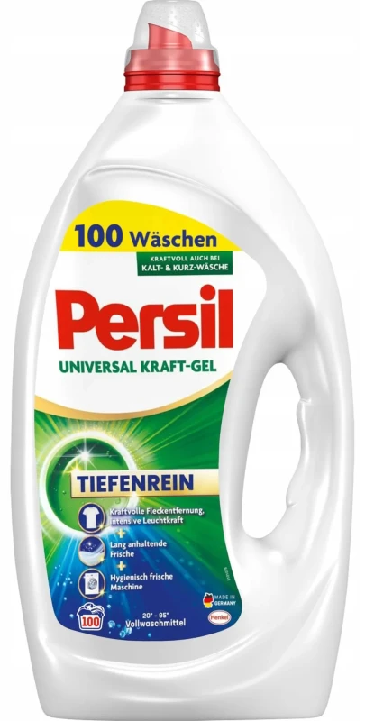 Persil Universal Kraft-Gel 4,5 l 100 prań – niemiecki żel do prania uniwersalny, głębokie czyszczenie Tiefenrein - Sklep i hurtownia FHGerman