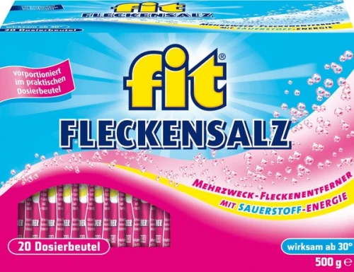 Fit niemiecki odplamiacz w saszetkach 20 x 25g aktywne porcje w proszku do tkanin DE