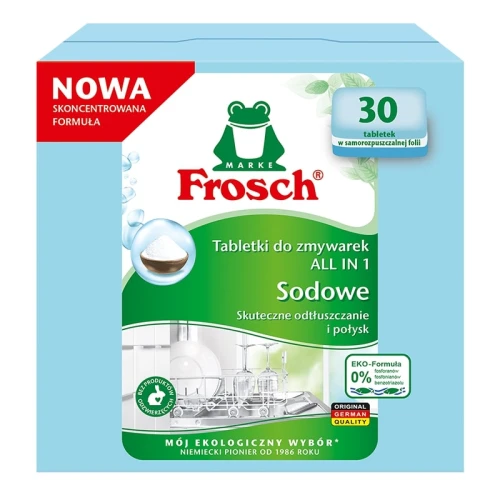 Frosch Tabletki do zmywarki Sodowe All in 1 – 30 szt.
