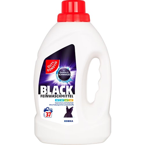G&G Żel do prania Black 1,5L – 37 prań – do czarnych i ciemnych tkanin z Niemiec