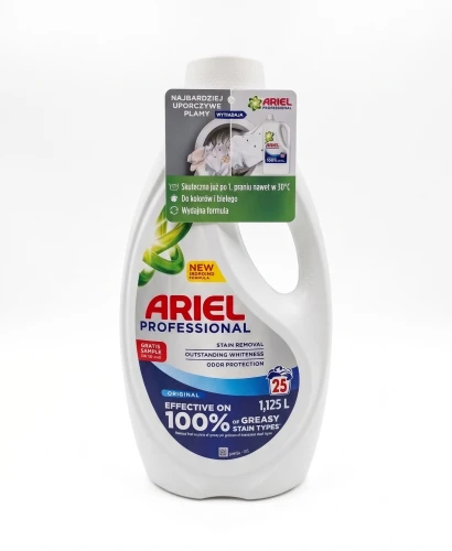 ARIEL Professional Original Żel do Prania 1,125L (25 Prań) – Profesjonalny Płyn do Prania
