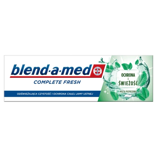 Pasta do Zębów BLEND-A-MED Complete Fresh Ochrona i Świeżość Mięta Pieprzowa 75 ml – Odświeżająca Pasta do Zębów