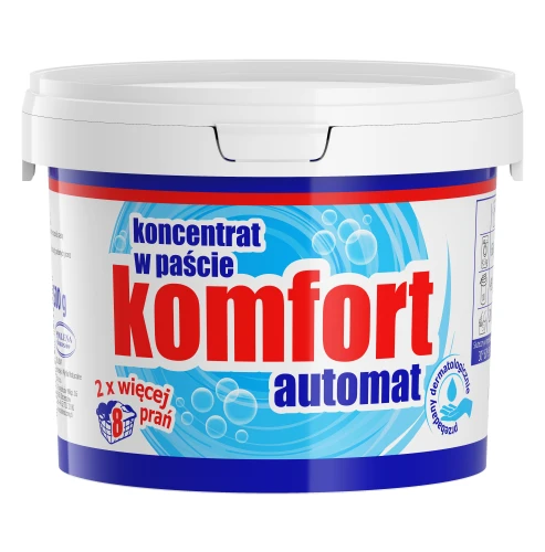 KOMFORT Pasta do Prania Koncentrat Automat 500 g – Skondensowana Pasta do Prania Tkanin