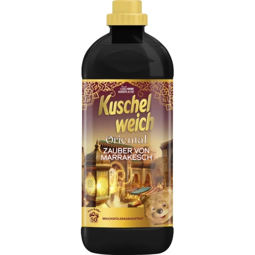 KUSCHELWEICH Oriental Zauber von Marrakesch Płyn do Płukania Tkanin 1 L (50 Prań) – Niemiecki Skoncentrowany Płyn do Płukania Tkanin