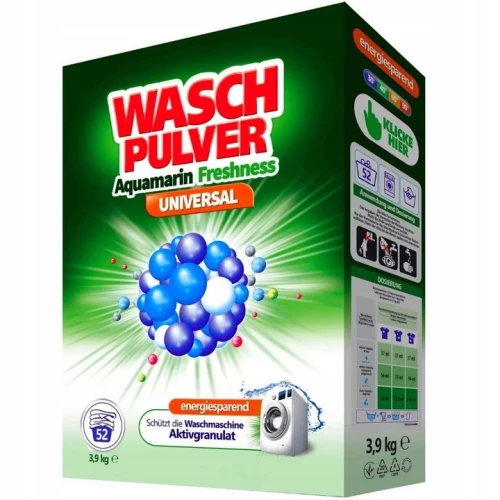 WASCH PULVER Aquamarin Freshness Universal Proszek do Prania 3,9 kg (52 Prania)