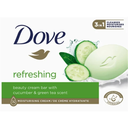 DOVE   Mydło kostka 90g Zielony ogórek