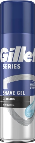 GILLETTE Series Żel do golenia Charcoal 200 ml – oczyszczający z aktywnym węglem