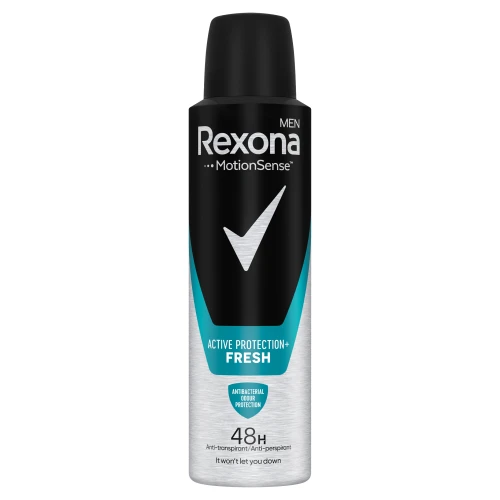 REXONA Men Active Protection+ Fresh Spray 150 ml – niezawodna ochrona i świeżość do 48 godzin