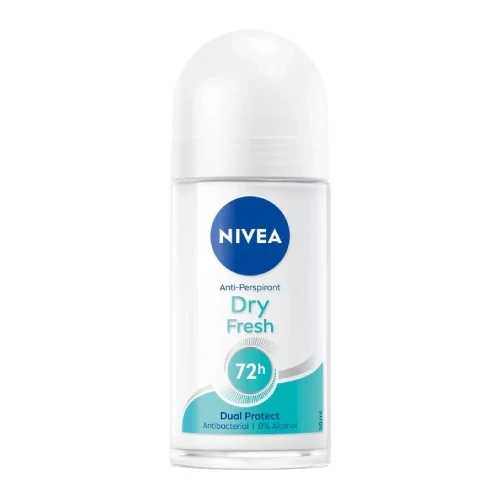 NIVEA Dry Fresh Antyperspirant w Kulce dla Kobiet 50 ml – Damski Dezodorant Roll-On