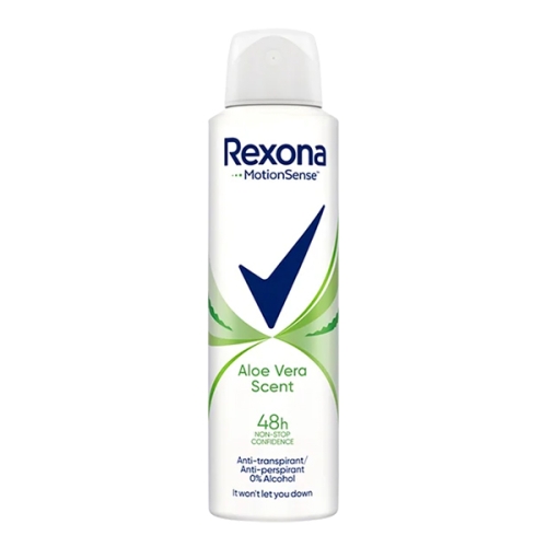 REXONA MotionSense Aloe Vera Scent Antyperspirant w Sprayu dla Kobiet 150 ml – Damski Dezodorant Ochronny