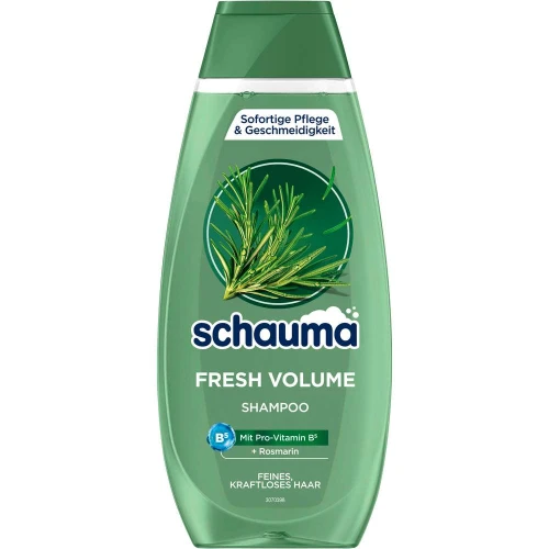 SCHAUMA Fresh Volume Szampon do Włosów Cienkich i Pozbawionych Energii – Niemiecki Szampon 400 ml