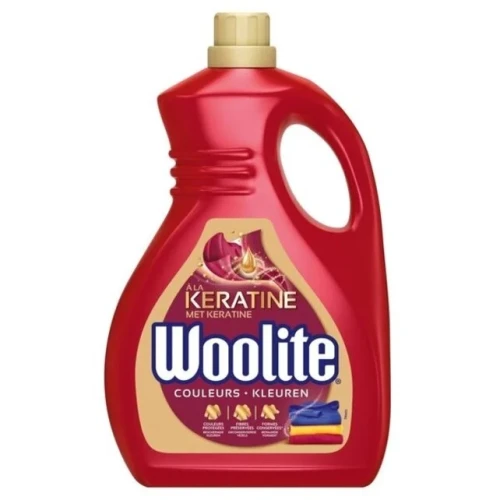 WOOLITE Color z Keratyną Płyn do Prania Tkanin Kolorowych – Niemiecki Płyn do Prania 1,5 L (25 Prań)