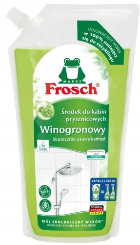 FROSCH   1L Worek Zapas do kabin prysznicowych Winogrono