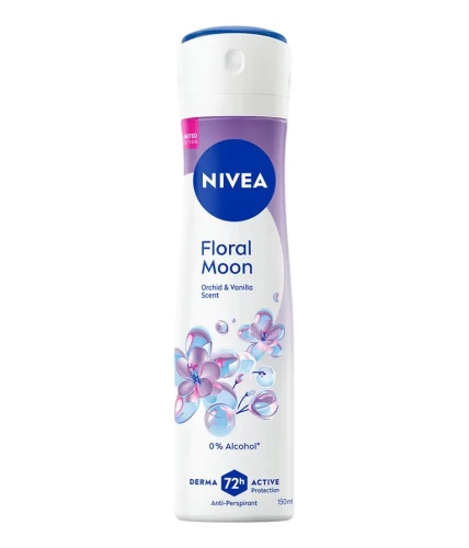 NIVEA Floral Moon Orchid & Vanilla Antyperspirant w Sprayu dla Kobiet 150 ml – Damski Dezodorant Ochronny