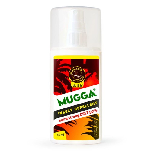 MUGGA Spray na Komary i Kleszcze 75 ml 50% DEET – maksymalna ochrona w ekstremalnych warunkach