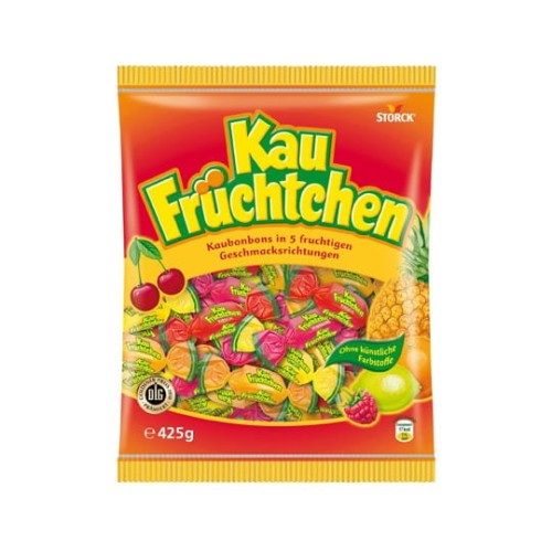 STORCK   Cukierki owocowe 425g Kau Fruchten DE