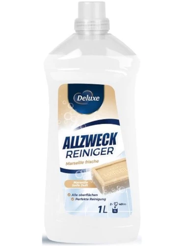 DELUXE   Płyn do podłóg uniwersalny 1l Mydło Marsylskie DE