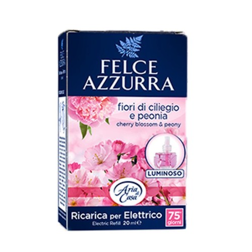 FELCE AZZURRA  Elektryczny odświeżacz powietrza zapas 20ml Kwiat Wiśni i Piwonia IT /18/