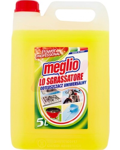 MEGLIO   Odtłuszczacz uniwersalny 5l Lemon karnister /4/