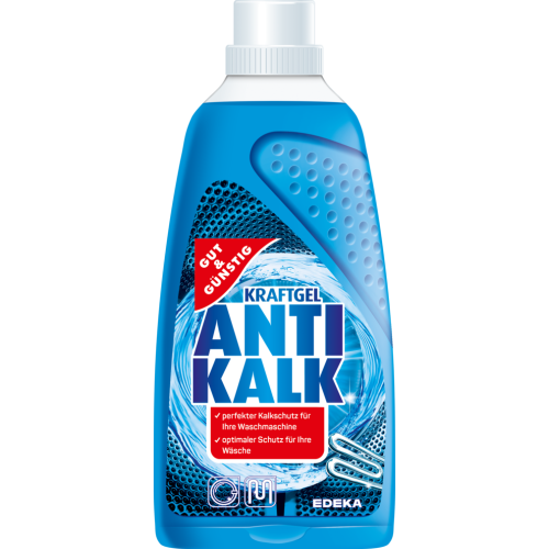 G&G   Anti-Kalk Żel odkamieniający do pralki 1l usuwa i zapobiega osadzaniu się kamienia DE /5/
