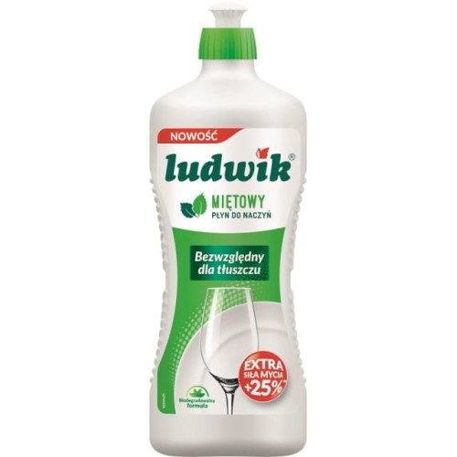 LUDWIK   Płyn do mycia naczyń 900ml Mięta /12/