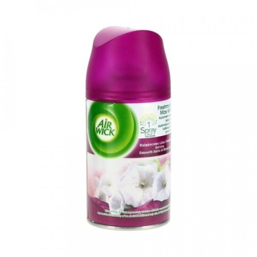 AIR WICK Fresh Matic automatyczny odświeżacz powietrza zapas 250ml Księżycowa Lilia Otulona Satyną/6/