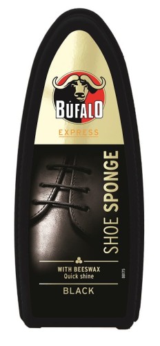 BUFALO   Gąbka do butów czarna   /6/
