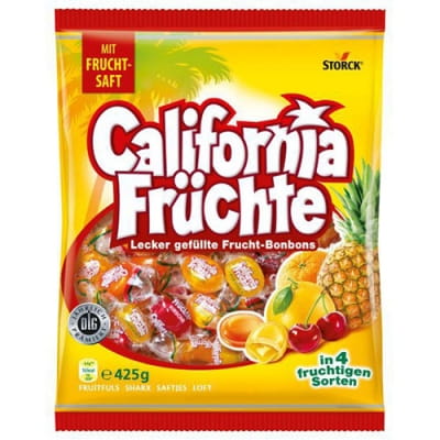 STORCK   Cukierki owocowe 425g California Fruchte DE
