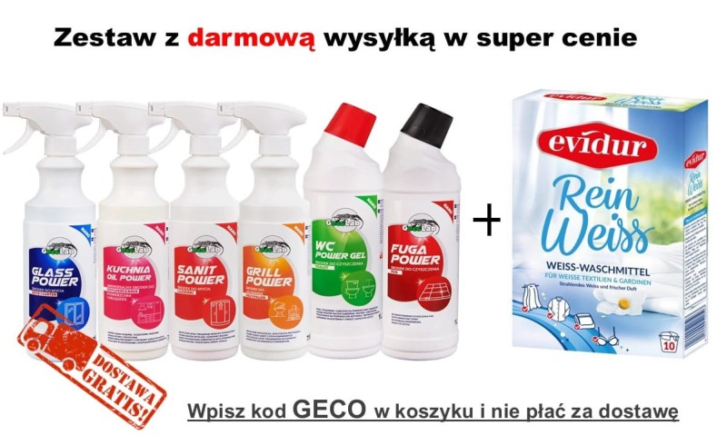 Zestaw EVIDUR + GecoLab – Profesjonalna czystość od prania po każdą powierzchnię - Sklep i hurtownia FH German