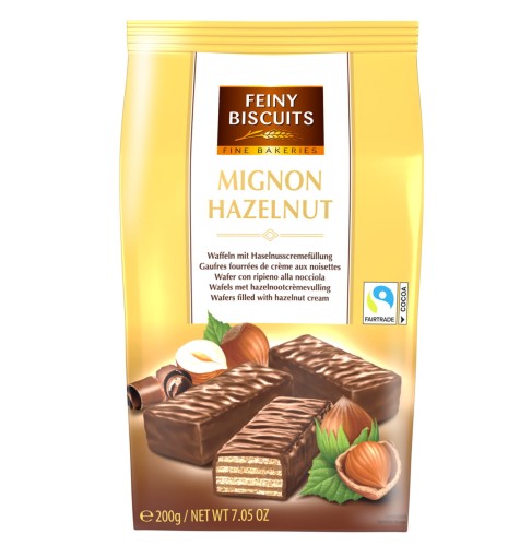 FEINY BISCUITS   Wafelki orzechowe 200g /10 AT