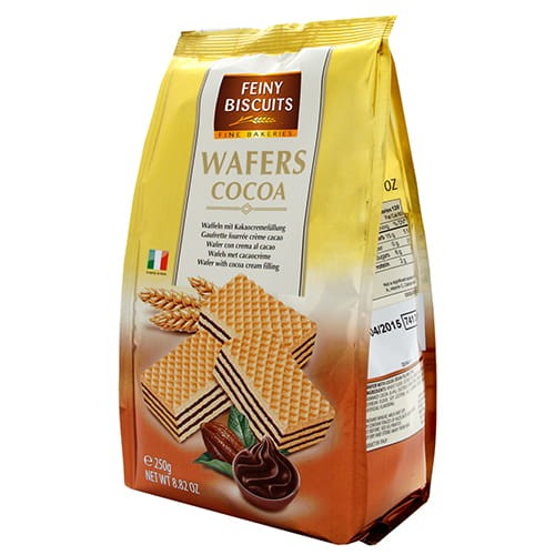FEINY BISCUITS   Wafle z nadzieniem kakaowym 250g
