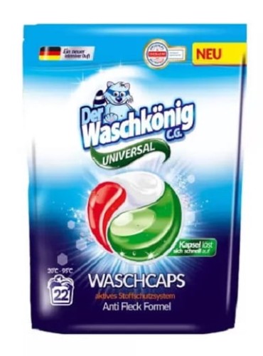 WASCHKONIG   Kapsułki A22 Uniwersal 3 komorowe DE