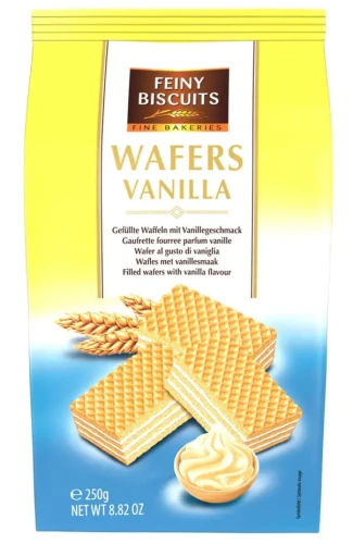 FEINY BISCUITS   Wafelki Waniliowe 250g AT