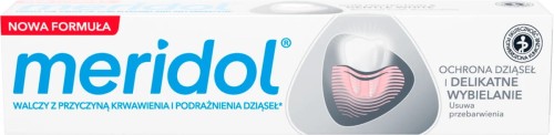 MERIDOL Pasta do zębów 75ml Delikatne Wybielanie  /12