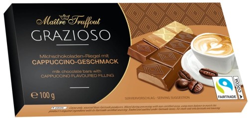 MAITRE   Czekolada mleczna Grazioso Cappuccino 100g AT