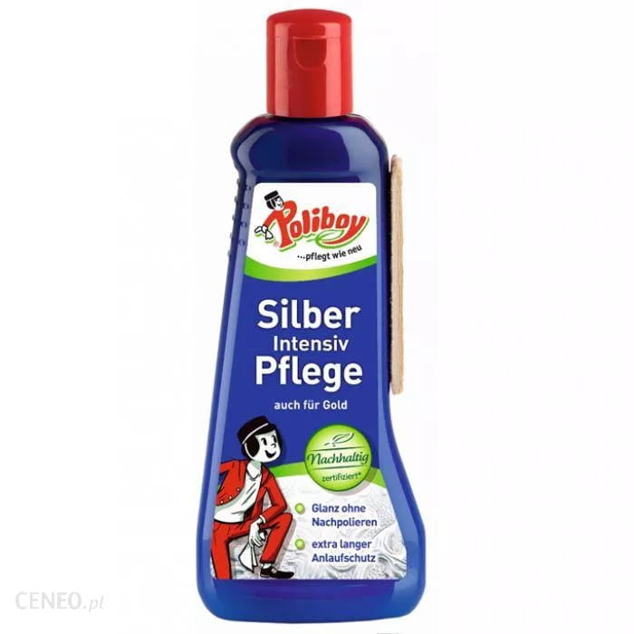 POLIBOY   Środek do czyszczenia srebra, złota z gąbką 200ml DE /6/ - Sklep i hurtownia FH German